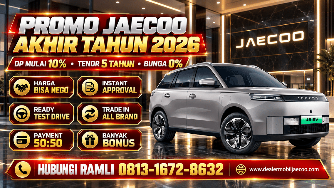 Promo Mobil Jaecoo akhir tahun 2026
